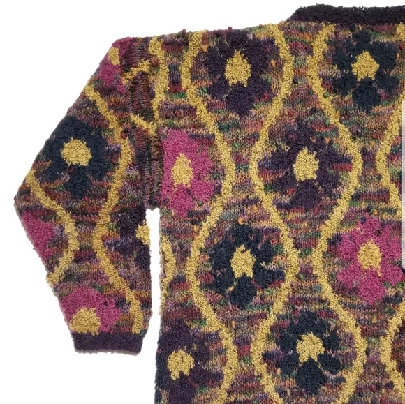 Peruvian Connection Floral Knit Sweater - Picture 8 of 8